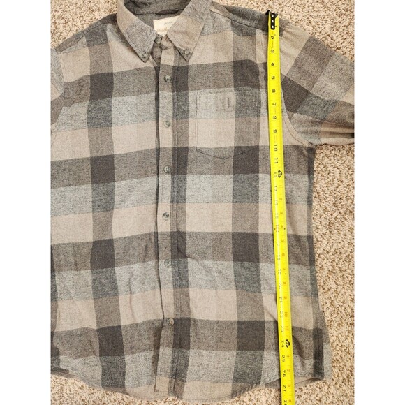 WEATHERPROOF VINTAGE 1948 Brown Plaid Flannel Shirt Mens Large - Picture 8 of 8